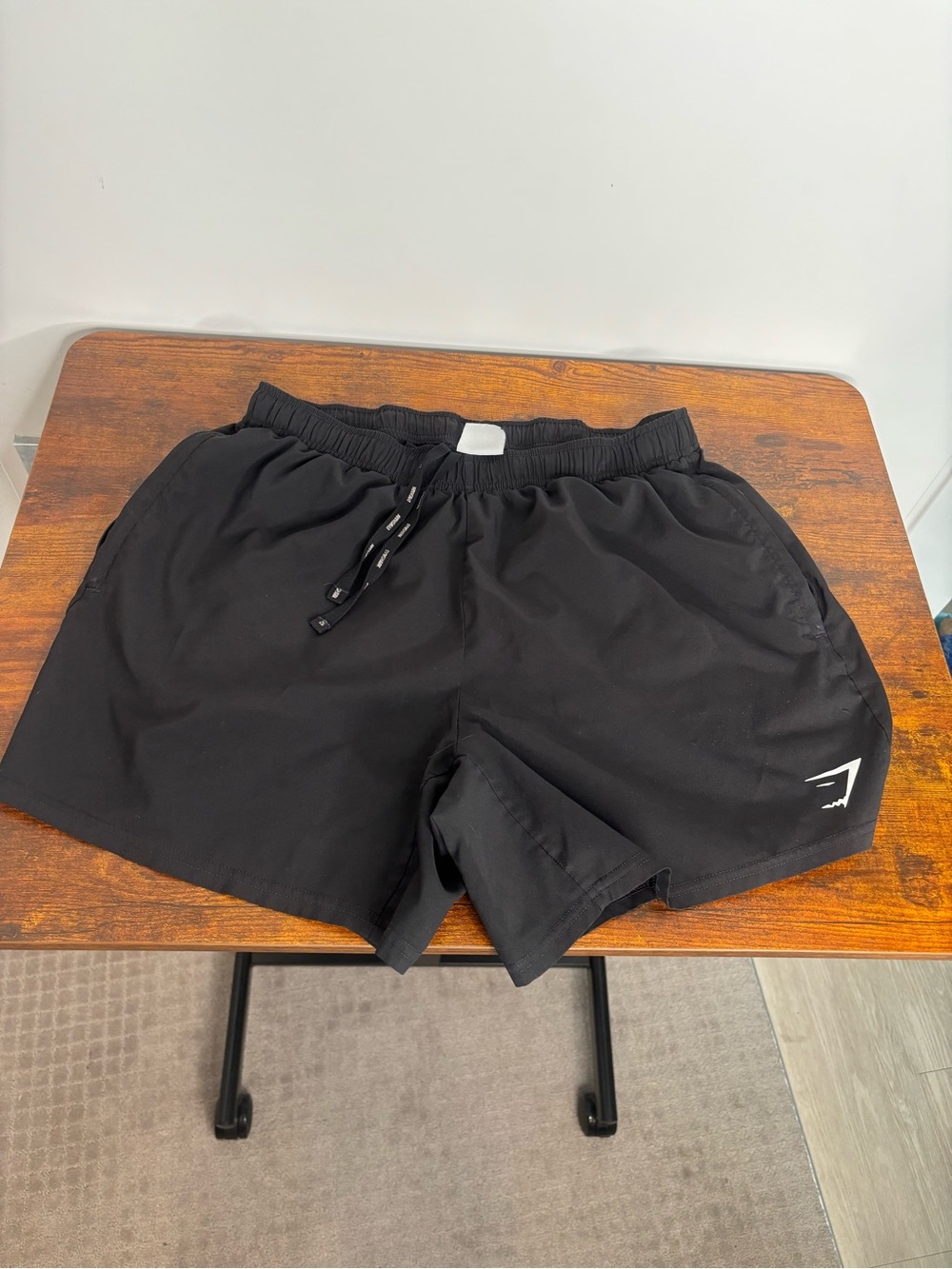 Gymshark Black Training Shorts with Drawstring